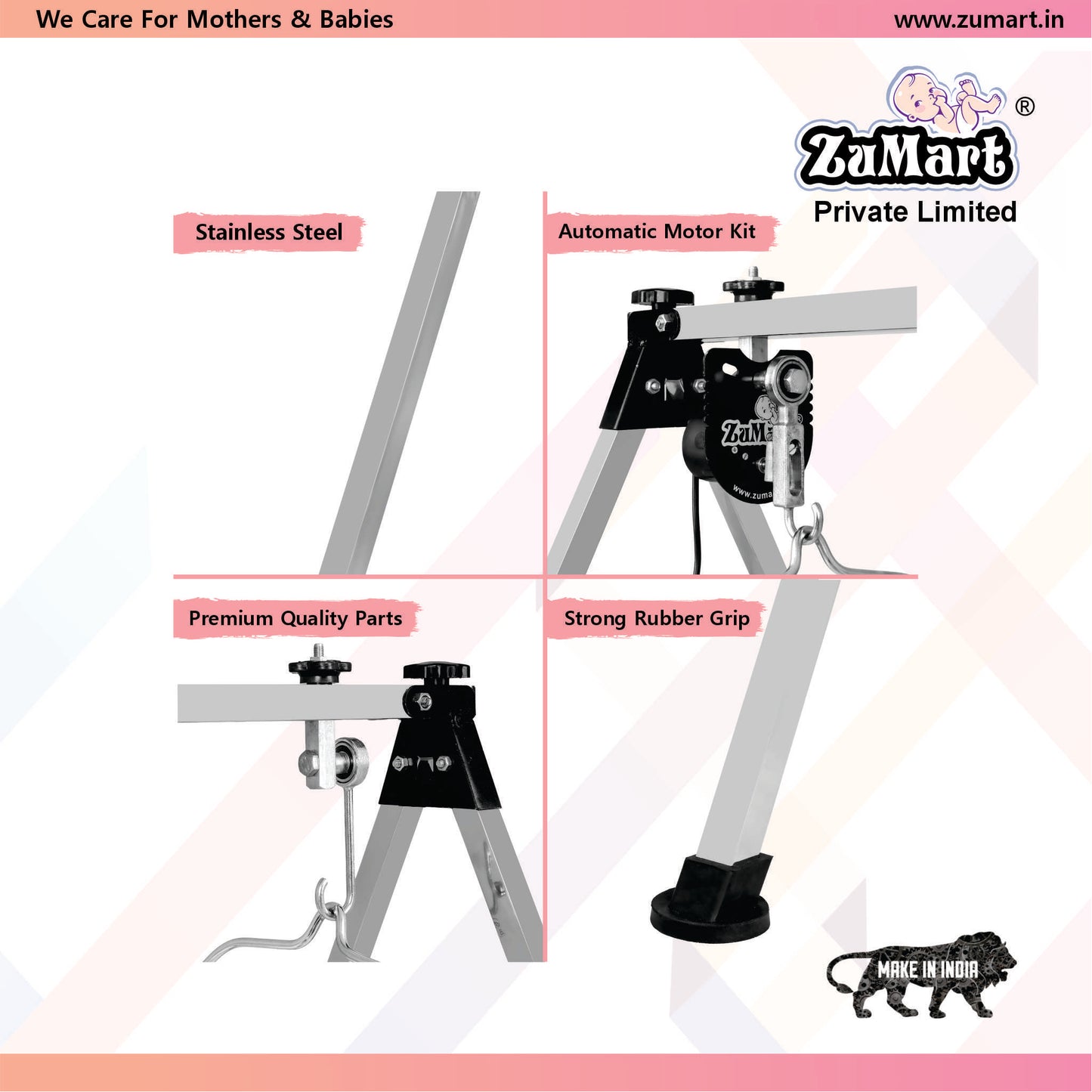 NRI Heavy Automatic Baby Cradle