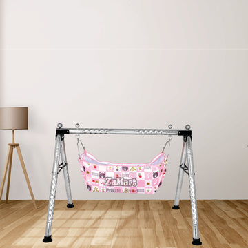 Round Pipe Heavy Weight Manual Baby Cradle