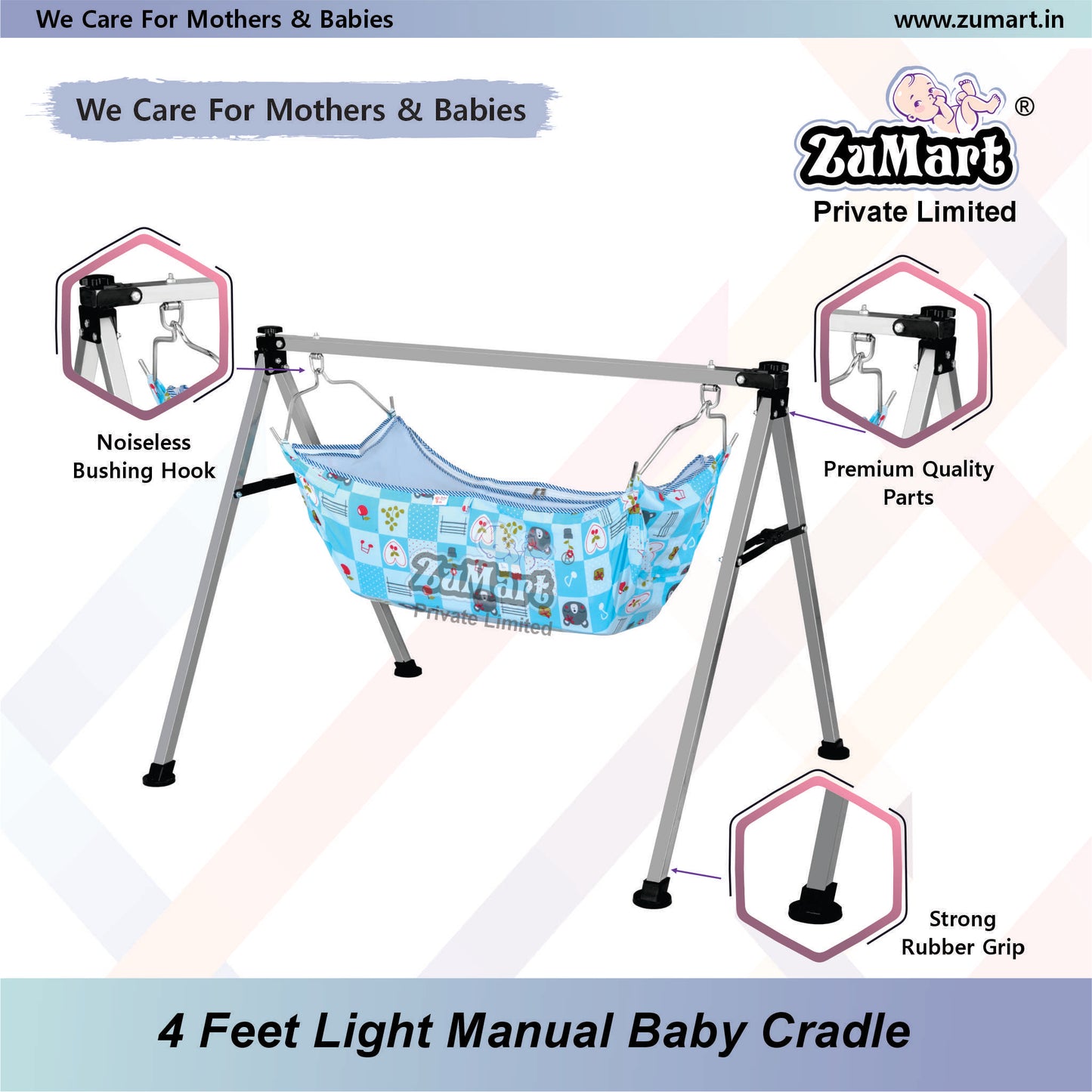 4 FIt Light Wg. Sq. Menual Cradle