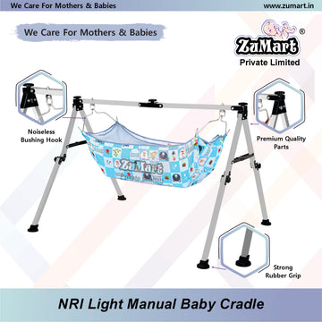 2 FIt NRI Light Manual Baby Cradle