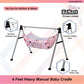 4 Feet Heavy Manual Baby Cradle