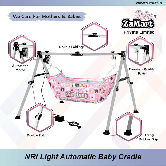 2 feet light NRI Automatic Baby Cradle