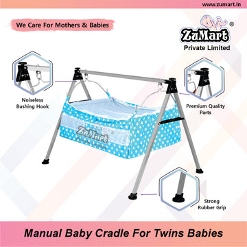 Manual Baby Cradle For Twins Baby