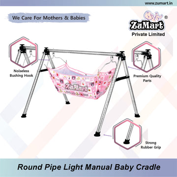 4 feet light round cradle