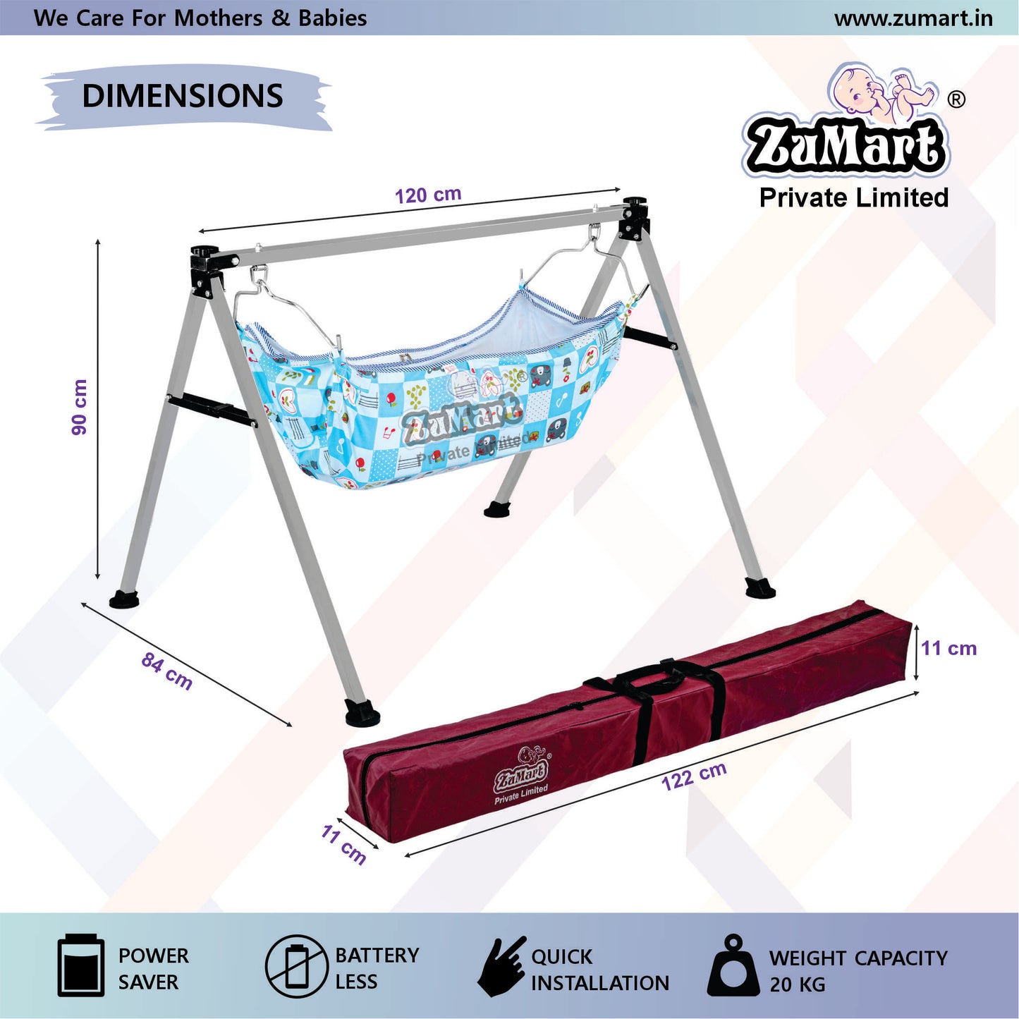 4 FIt Light Wg. Sq. Menual Cradle
