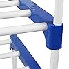 Metal Shoe Stand (Blue, 3 Shelves)