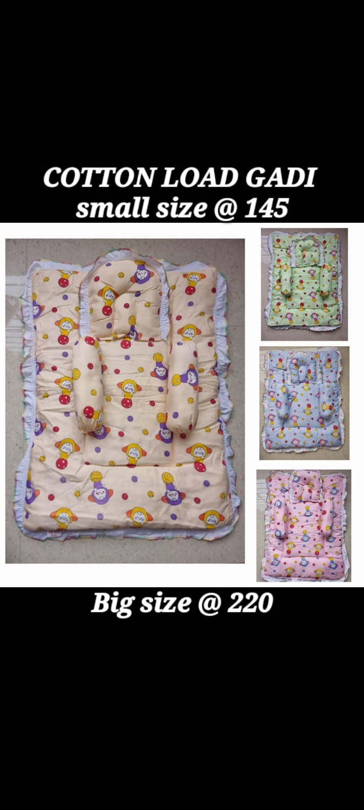 Baby Big Cotton Gadi Set