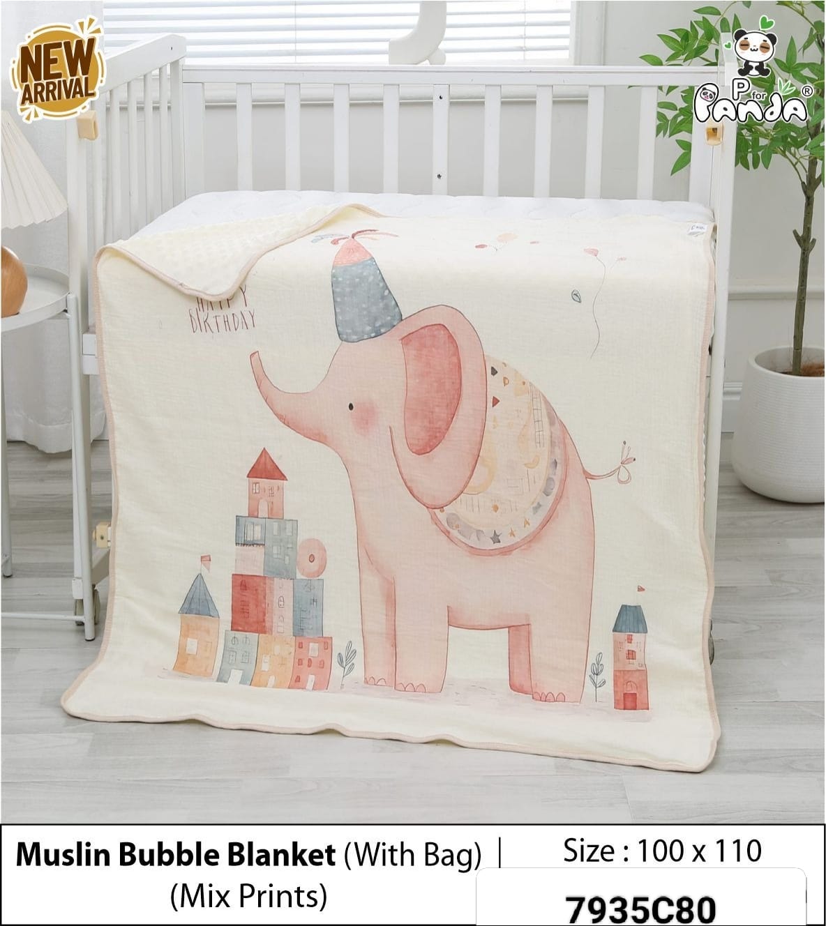Muslin Bubble baby Blanket