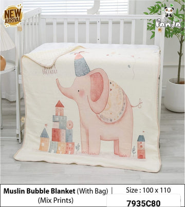 Muslin Bubble baby Blanket